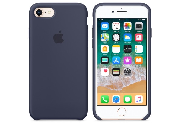 Чехлы для iPhone: Силіконовий чохол для iPhone 8 (північний синій)