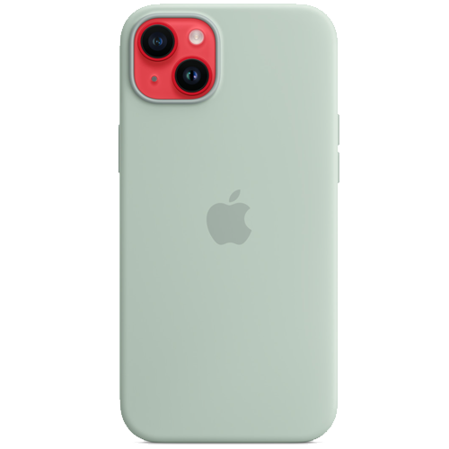 Чехол для iPhone 14 Plus: Apple iPhone 14 Plus Silicone Case with MagSafe - Succulent