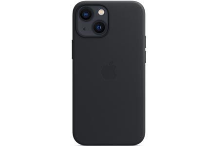 Чехлы для iPhone: Apple Leather Case with MagSafe Midnight for iPhone 13 mini