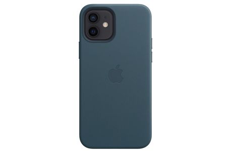 Чехлы для iPhone: Кожаный чехол MagSafe для iPhone 12 и iPhone 12 Pro, цвет «балтийский синий»
