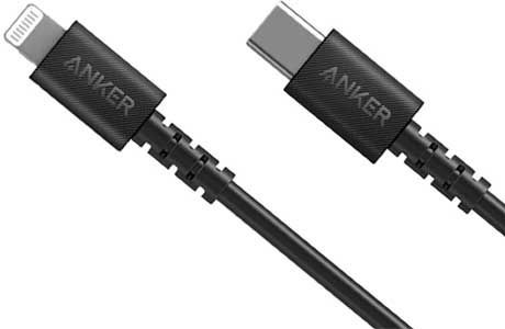 Кабели и переходники: Кабель Anker Powerline Select USB-C/Lightning 1.8m (A8613G11)