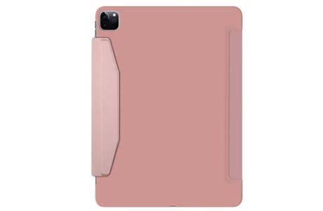 Чехол для iPad Pro 12,9" 2018-2022: Macally Protective Case and stand for iPad Pro 12.9 2021/2020 Rose