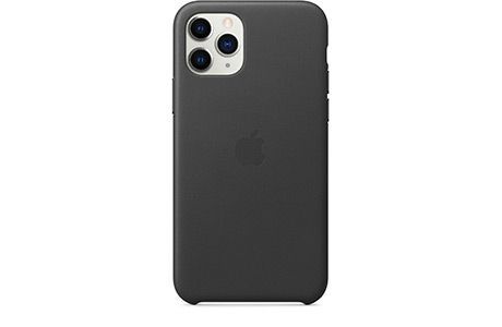 Чехлы для iPhone: Apple Leather Case для iPhone 11 Pro (черный)