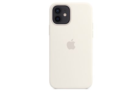 Чехлы для iPhone: Силиконовый чехол MagSafe для iPhone 12 mini, белый цвет