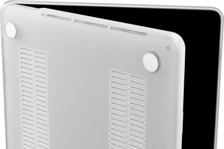 Чехлы для ноутбуков Apple: Чехол-накладка LAUT HUEX для 16" MacBook Pro, поликарбонат, белый арктический