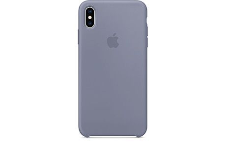 Чехлы для iPhone: Силіконовий чохол для iPhone Xs Max (сіра лаванда)
