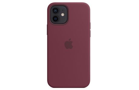 Чехлы для iPhone: Силиконовый чехол MagSafe для iPhone 12 mini, сливовый цвет