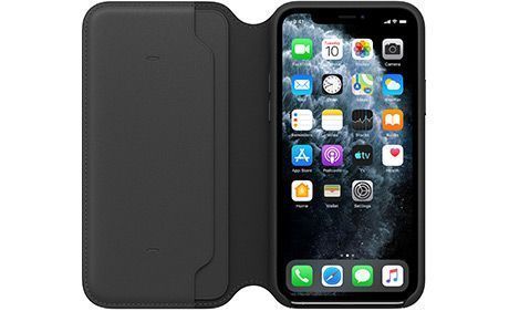 Чехлы для iPhone: Apple Leather Folio для iPhone 11 Pro Max (черный)