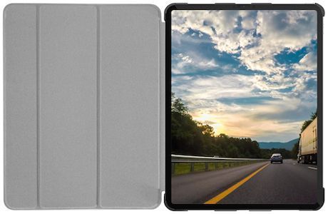 Чехлы для iPad: Чехол-книжка Macally Protective case and stand для iPad Pro 12.9" (2020/2018) black