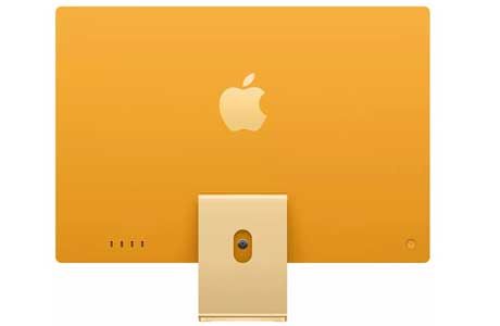 iMac: Apple iMac 24 2021 г., Retina 4,5K, M1 8CPU/8GPU, 8 ГБ, 256 ГБ SSD (желтый)