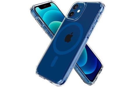 Чехол для iPhone 12/ 12 Pro: Silicone Case Spigen for iPhone 12/12 Pro Ultra Hybrid Mag Safe Blue