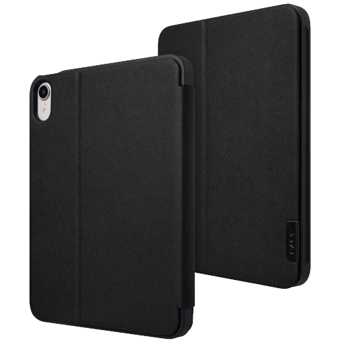 Чехол для iPad Mini 6: LAUT PRESTIGE FOLIO case with Pencil Holder for iPad mini 6 2021 Black