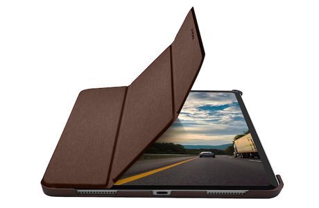 Чехлы для iPad: Чохол-книжка Macally Protective case and stand для iPad Pro 12.9" (2020/2018) brown 