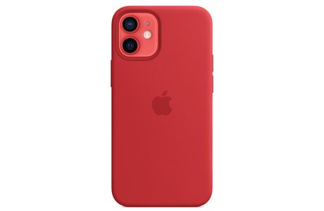 Чехлы для iPhone: Силіконовий чохол MagSafe для iPhone 12 mini, червоний колір (PRODUCT)RED