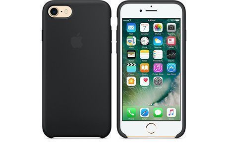 Чехлы для iPhone: Silicone Case для iPhone 8 / 7 (черный)
