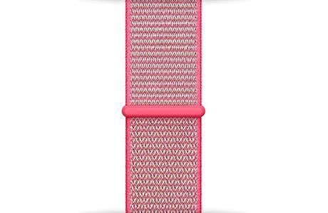 Ремешки для Apple Watch: Ремінець Apple Nike Sport Loop 38 мм (яскраво-рожевий)