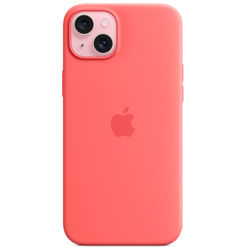 Чехол для iPhone 15 Plus: Apple iPhone 15 Plus Silicone Case with MagSafe Guava