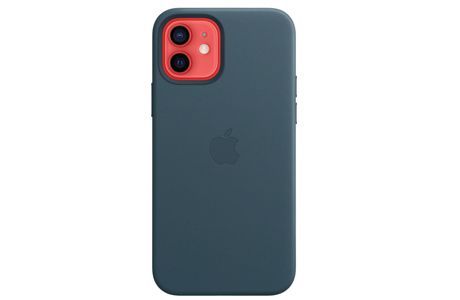 Чехлы для iPhone: Шкіряний чохол MagSafe для iPhone 12 і iPhone 12 Pro, колір «балтійський синій»