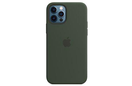 Чехлы для iPhone: Силиконовый чехол MagSafe для iPhone 12 Pro Max, цвет «кипрский зелёный»