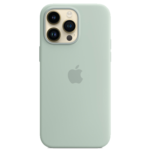 Чехол для iPhone 14 Pro Max: Apple iPhone 14 Pro Max Silicone Case with MagSafe - Succulent