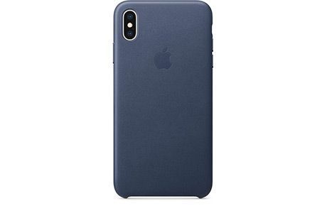 Чехлы для iPhone: Apple Leather Case для iPhone Xs Max (північний синій)