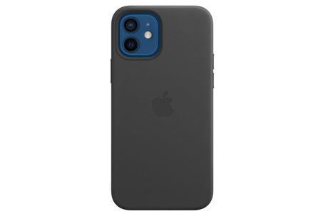 Чехлы для iPhone: Шкіряний чохол MagSafe для iPhone 12 mini, чорний колір