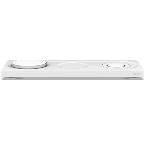 Держатели | Док-станции: Belkin BOOST CHARGE PRO 3-in-1 Wireless Charging Pad with MagSafe White