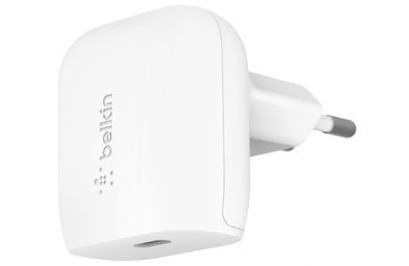 Зарядные устройства: Сетевое зарядное устройство Belkin Home Charger (18W) PD USB-C,(белый)