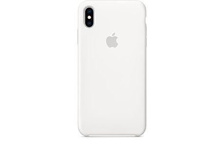 Чехлы для iPhone: Силіконовий чохол для iPhone Xs Max (білий)