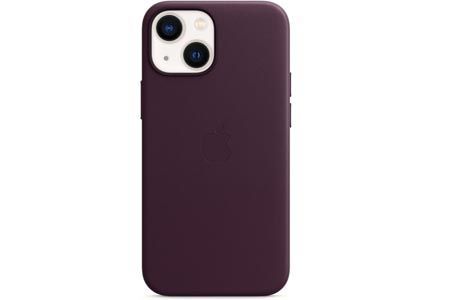 Чехлы для iPhone: Apple Leather Case with MagSafe Dark Cherry for iPhone 13 mini (MM0G3)