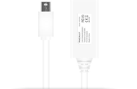 Кабели и переходники: Macally MD-HD6C-4K MiniDisplay Port — HDMI, 4K, 180 см (белый) 