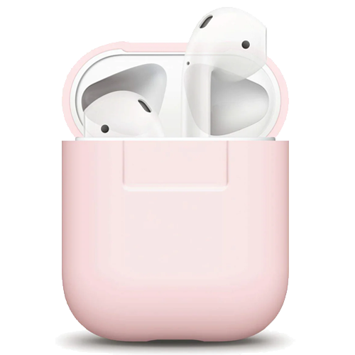 Чехол для AirPods 2: Elago Silicone Case Pink for Airpods