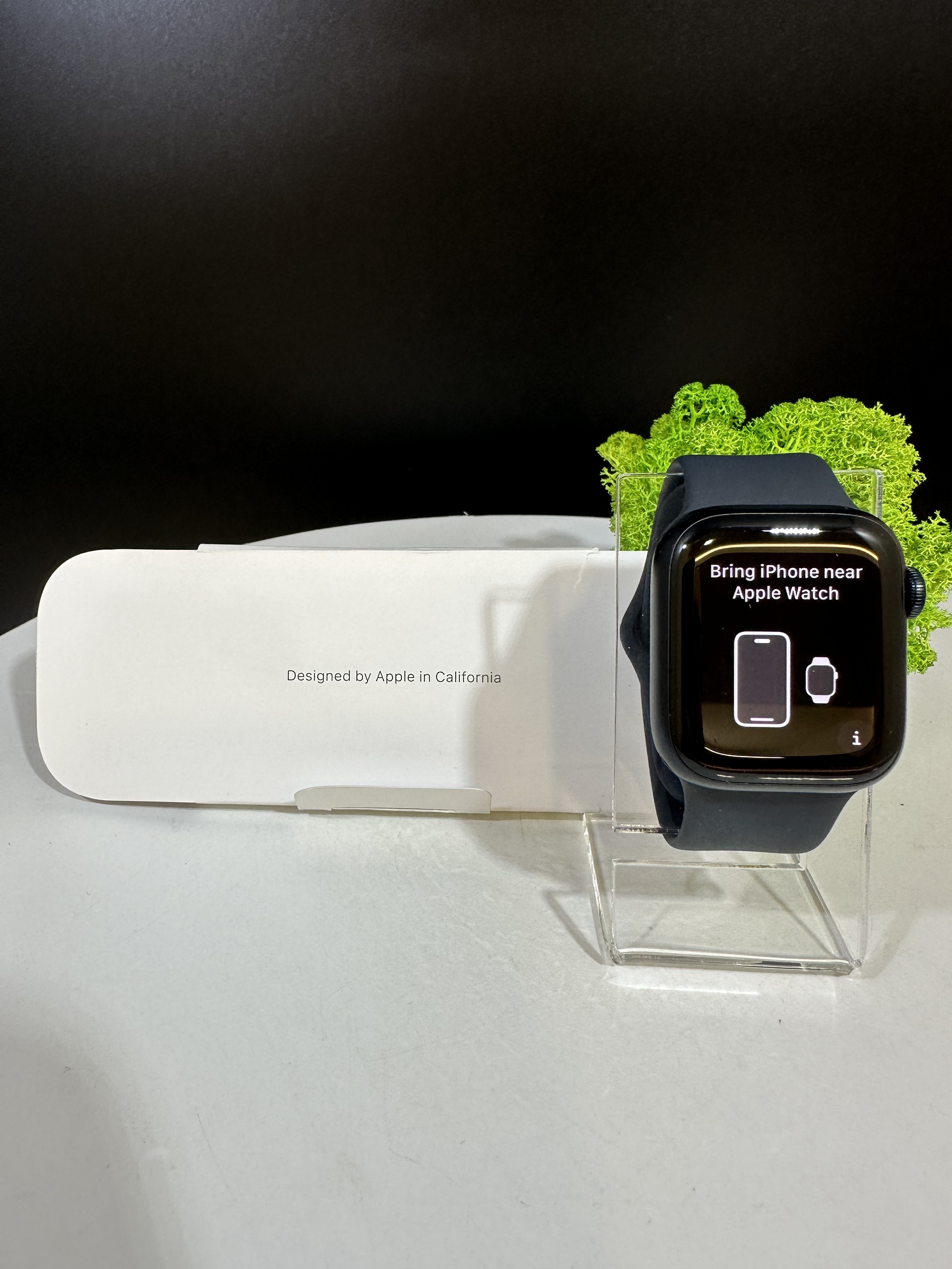 Apple Watch БУ: Apple Watch Series 9 41mm OEM Не активовані  Midnight Aluminum Case with Midnight Sport Band - S/M small