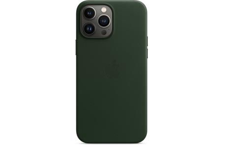 Чехол для iPhone 13 Pro Max: Apple Leather Case with MagSafe Sequoia Green for iPhone 13 Pro Max
