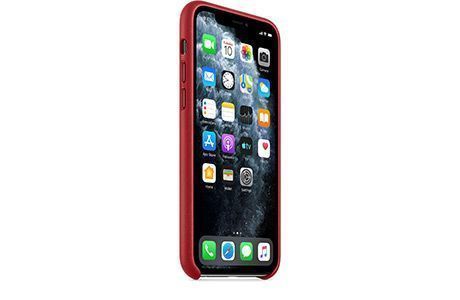 Чехлы для iPhone: Apple Leather Case для iPhone 11 Pro (красный)