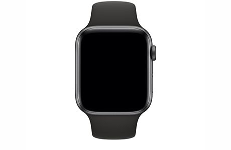 Ремешки для Apple Watch: Apple Sport Band 42/44 мм (черный)