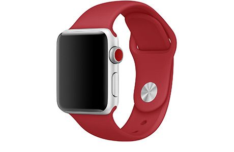 Ремешки для Apple Watch: Apple Sport Band 42 мм (красный)