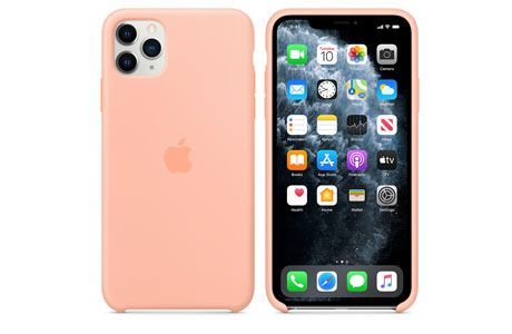Чехлы для iPhone: Силіконовий чохол Apple Silicone Case для iPhone 11 Pro (рожевий грейпфрут)