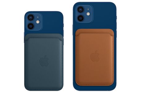 Чехлы для iPhone: Чехол для пластиковых карт Apple iPhone Leather Wallet with MagSafe - Золотисто-коричневый