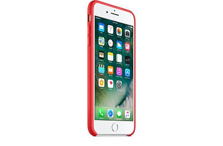 Чехлы для iPhone: Силіконовий чохол для iPhone 7 Plus (red, червоний)