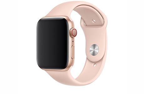 Ремешки для Apple Watch: Ремінець Apple Sport Band 42/44 мм (рожевий пісок)