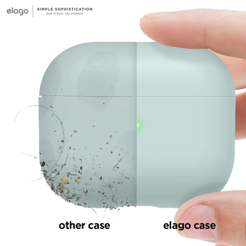 Чехол для AirPods 3: Elago Liquid Hybrid Case Black for Airpods 3rd Gen
