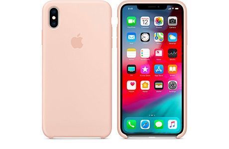 Чехлы для iPhone: Silicone Case для iPhone Xs Max (розовый песок)