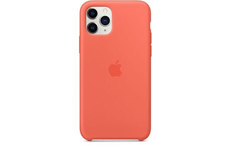 Чехлы для iPhone: Силіконовий чохол Apple Silicone Case для iPhone 11 Pro (спілий клементин)