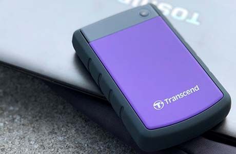Внешние накопители: Жесткий диск Transcend StoreJet 2.5" USB 3.1 2TB StoreJet 25H3 фиолетовый