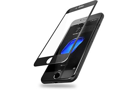 Защитные стекла для iPhone: Захисне скло iLera Full Cover для iPhone 8 Plus / 7 Plus (чорне)