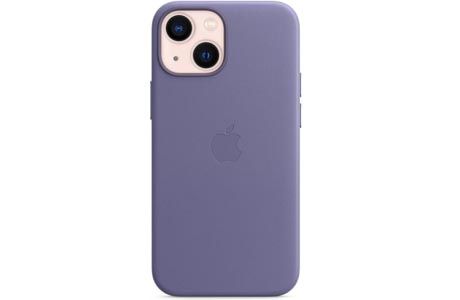 Чехлы для iPhone: Apple Leather Case with MagSafe Wisteria for iPhone 13 mini