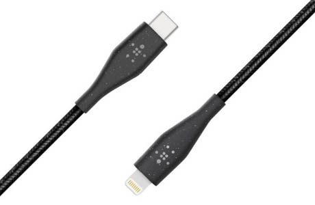 Кабели: Belkin USB-С Lightning DuraTek Plus 18W 1.2m Black