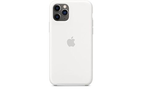 Чехлы для iPhone: Силіконовий чохол Apple Silicone Case для iPhone 11 Pro Max (білий)
