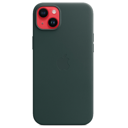 Чехол для iPhone 14 Plus: Apple iPhone 14 Plus Leather Case with MagSafe - Forest Green
